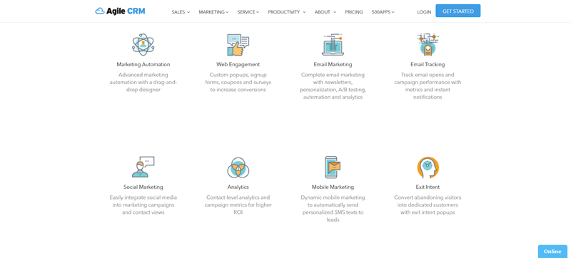 fonctions agile crm
